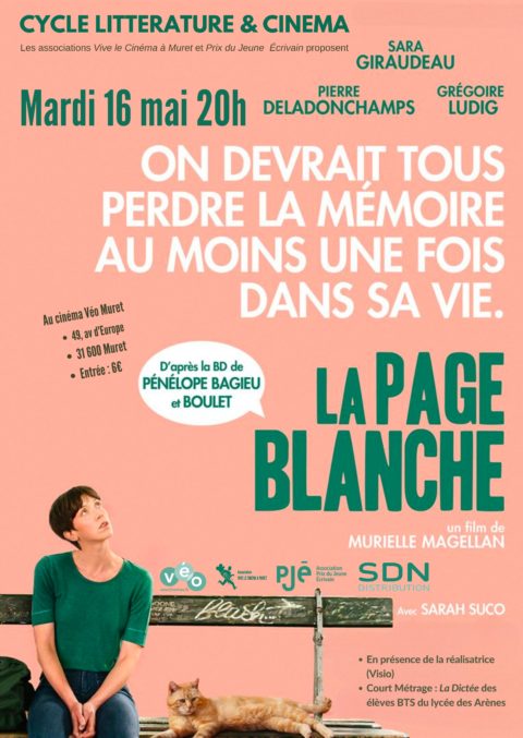 16 mai/Cinéma Véo de Muret La Page Blanche