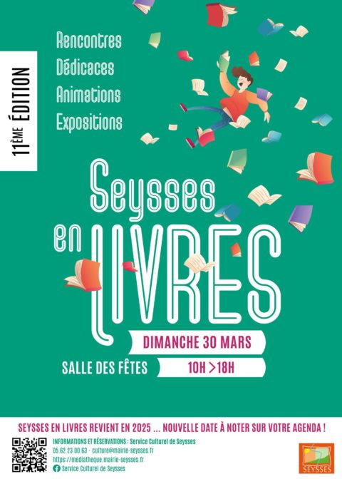 Dimanche 30 mars, 10h-18h / Seysses en livres / Seysses